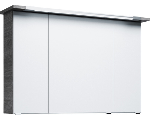 Dulap cu oglindă cu trei uși pentru baie