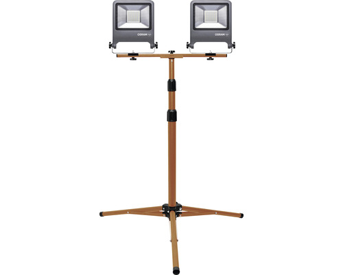 Reflector cu trepied Osram cu două lămpi pe un trepied