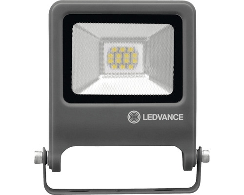 Proiector LED exterior Ledvance Endura Flood 10W 800 lumeni IP65, lumină neutră, gri închis