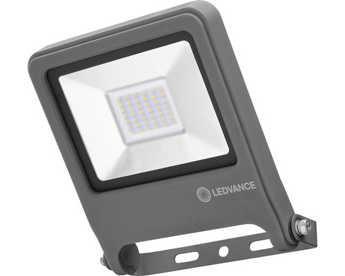 Proiector LED exterior Ledvance Endura Flood 30W 2700 lumeni IP65, lumină neutră, gri închis