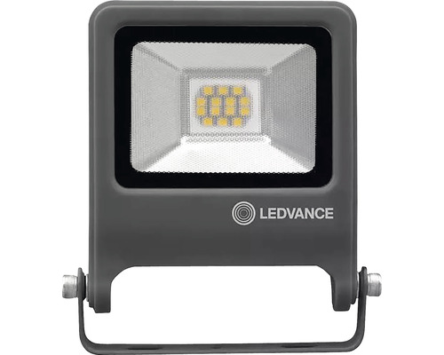 Proiector LED exterior Ledvance Endura Flood 10W 800 lumeni IP65, lumină caldă, gri închis