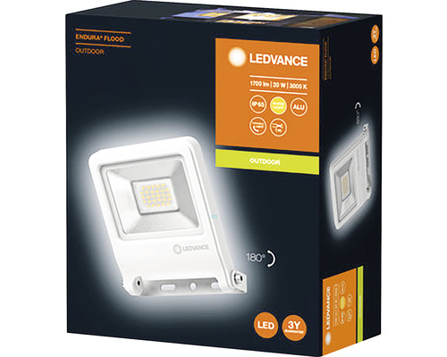 Reflector de exterior LEDVANCE Endura Flood în ambalajul produsului
