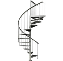 Scară spiralată metalică pentru exterior
