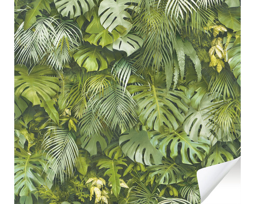 Tapet autoadeziv 38583-1 frunze de palmier verde 8,4x0,53 m Tapet cu model de plante tropicale