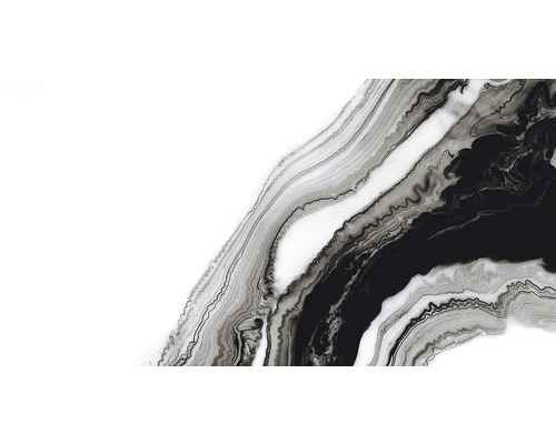 Gresie / Faianță porțelanată Black Panda High Gloss rectificată 80x160 cm