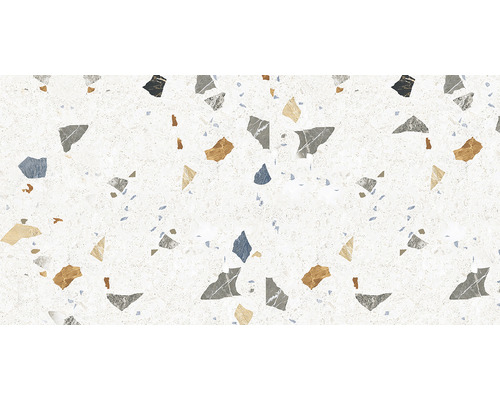 Gresie exterior / interior porțelanată Terrazzo Polished 120x60 cm