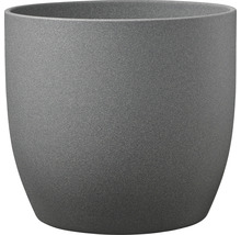 Mască ghiveci Soendgen Stone ceramică Ø 21 cm H 20 cm gri închis