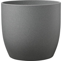 Mască ghiveci Soendgen Basel Stone ceramică Ø 14 cm H 13 cm gri închis-thumb-0 Mască ghiveci Soendgen Basel Stone ceramică Ø 14 cm H 13 cm gri închis-thumb-0