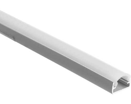 Profil bandă LED aluminiu cu autoadeziv LP7B 1m, incl. capace și abajur difuzor