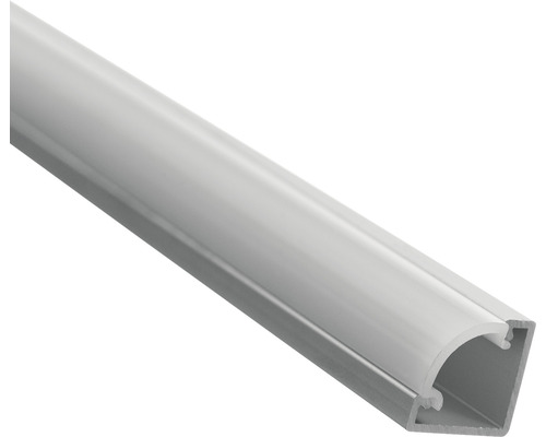Profil bandă LED aluminiu cu autoadeziv LPS12 1m, incl. capace și abajur difuzor Profil LED pentru montarea benzilor LED
