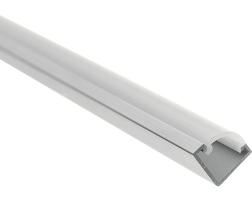 Profil bandă LED aluminiu cu autoadeziv LPS12 2m, incl. capace și abajur difuzor Profil din plastic