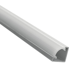 Profil bandă LED aluminiu cu autoadeziv LPS12 2m, incl. capace și abajur difuzor-thumb-1
