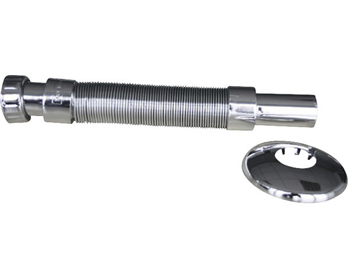 Sifon flexibil din metal cu rozetă