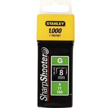 Capse Stanley Sharp Shooter, tip G, 8 mm, 1000 bucăți