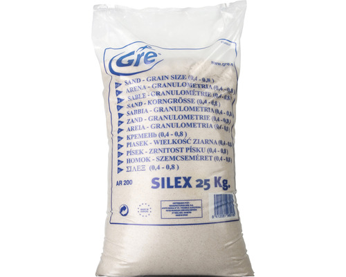 Sac de nisip de filtrare 25 kg Granulație 0,4 până la 0,8 milimetri