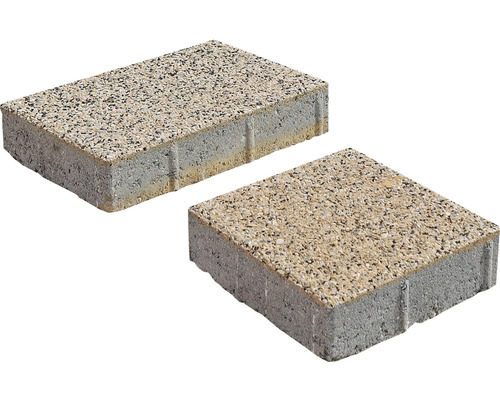 Două pavele din beton