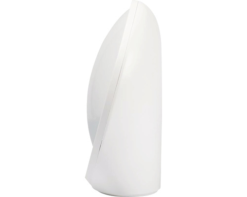 Stație meteo albă în profil