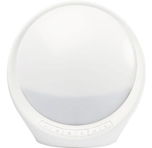 Veioză cu LED integrat & ceas/alarmă Pulsar Remy 6W 350 lumeni, lumină RGBW, albă, conexiune WiFi & Bluetooth-thumb-2