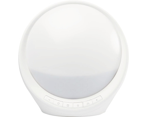 Lampă de lumină naturală cu formă rotundă și comenzi