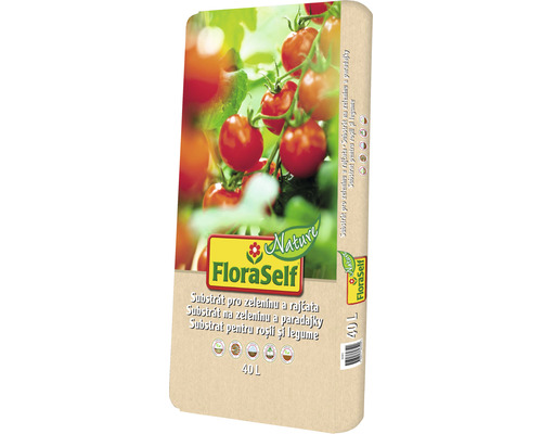 Substrat pentru roșii și legume FloraSelf Nature 40 l
