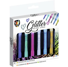Set 6 markere glitter