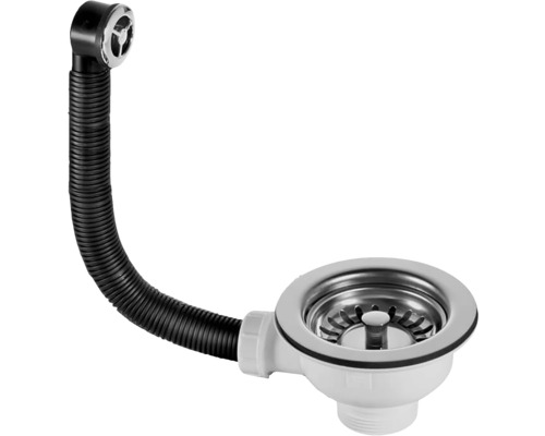Ventil chiuvetă 6/4” – ø114 mm cu preaplin buc