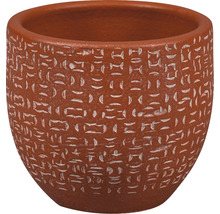 Mască ghiveci Amarante ceramică porțelanată Ø 18 cm H 16 cm portocaliu-thumb-0 Mască ghiveci Amarante ceramică porțelanată Ø 18 cm H 16 cm portocaliu-thumb-0