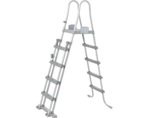 Scară de piscină din metal cu trepte