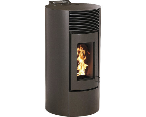 Șemineu pe peleți Interstoves Paola 11,4 kW negru, aprindere electrică, 103x53x53 cm