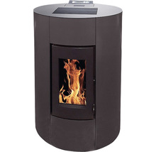 Șemineu pe peleți Interstoves Aurelia 11,4 kW negru, aprindere electrică, 100,7x70,4x54,8 cm