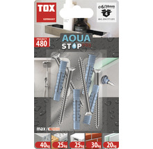 Dibluri plastic cu șurub AquaStopPRO 6x38 mm, 4 bucăți