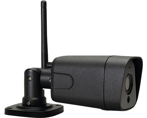Cameră de supraveghere Pulsar Full HD 1080p, infraroșu & dual audio, protecție la umiditate IP66, conexiune WiFi Cameră de supraveghere neagră cu antenă