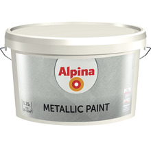 Vopsea Alpina Metallic argintiu 1,25 l-thumb-1