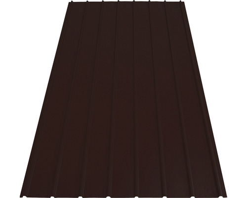 Tablă cutată PRECIT H12 1800x1142x0,4 mm RAL 8019 maro gri