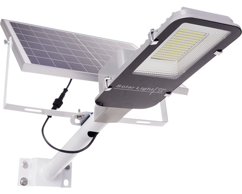 Corp iluminat stradal cu încărcare solară QL Lighting 4800 lumeni 6000-8000K, acumulator 6000mAh, protecție la umiditate IP65, incl. suport de fixare-0