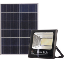 Proiector solar cu LED QL Lighting 12000 lumeni 3000-8000K, cu telecomandă, aluminiu negru-thumb-0