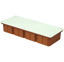 Doză îngropată pentru legături Pawbol 392x152x70 mm, cu capac alb-thumb-0 Doză îngropată pentru legături Pawbol 392x152x70 mm, cu capac alb-thumb-0