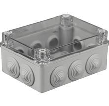Doză aplicată pentru legături Pawbol 150x110 mm IP65 gri, cu capac transparent
