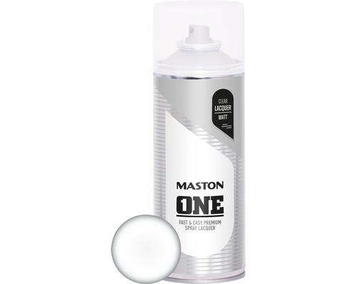 Lac spray transparent ONE Maston incolor mat 400 ml Maston One lac transparent mat spray