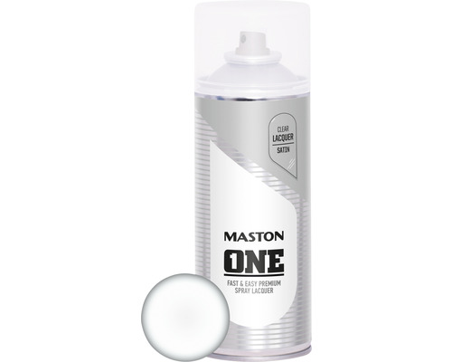 Lac spray transparent Maston ONE satinat 400 ml