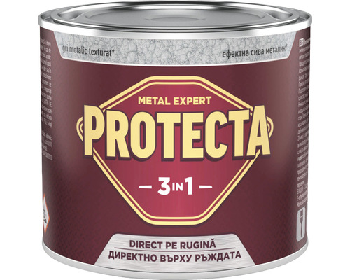 Recipient cu vopsea Protecta Metal Expert 3-în-1 pentru aplicare directă pe rugină