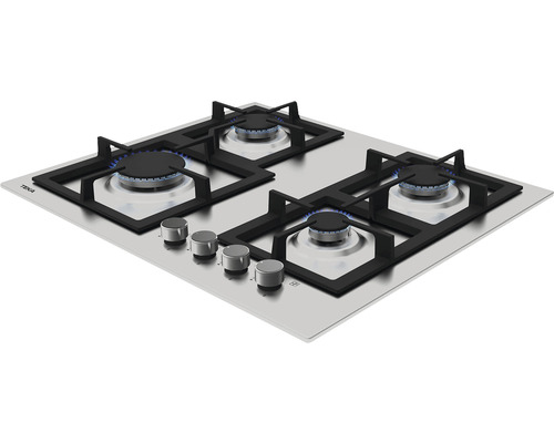 Plită pe gaz din oțel inoxidabil cu patru arzătoare