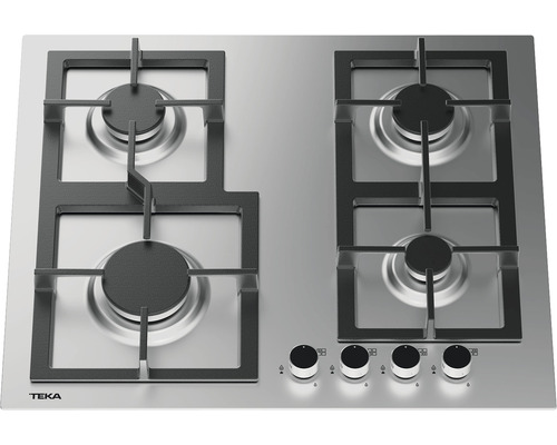 Plită pe gaz din oțel inoxidabil cu patru arzătoare