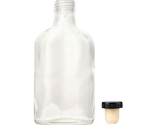 Sticlă cu dop de plută 200 ml-0