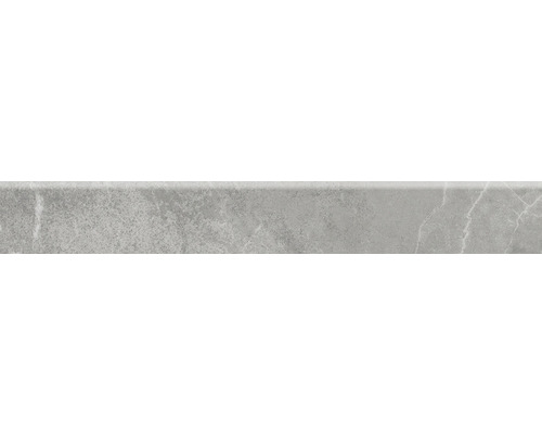 Plintă ceramică Stonemood Silver 8x59,7 cm