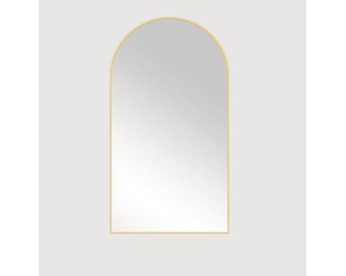 Oglindă dreptunghiulară cu colțuri rotunjite pentru montare pe perete