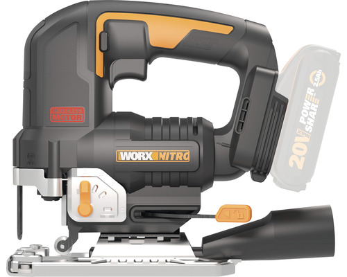 Fierăstrău pendular fără acumulator Worx WX542.9 20V | HORNBACH