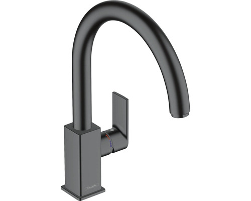 Baterie bucătărie monocomandă hansgrohe Vernis Shape M35 negru mat