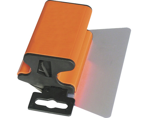 Gletieră oțel inoxidabil Mondelin Ergolame 600x100x0,6 mm, mâner din plastic Gletieră cu mâner