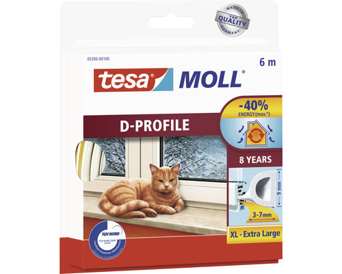 Garnitură profilată D Tesa Moll, extra mare, 6 metri